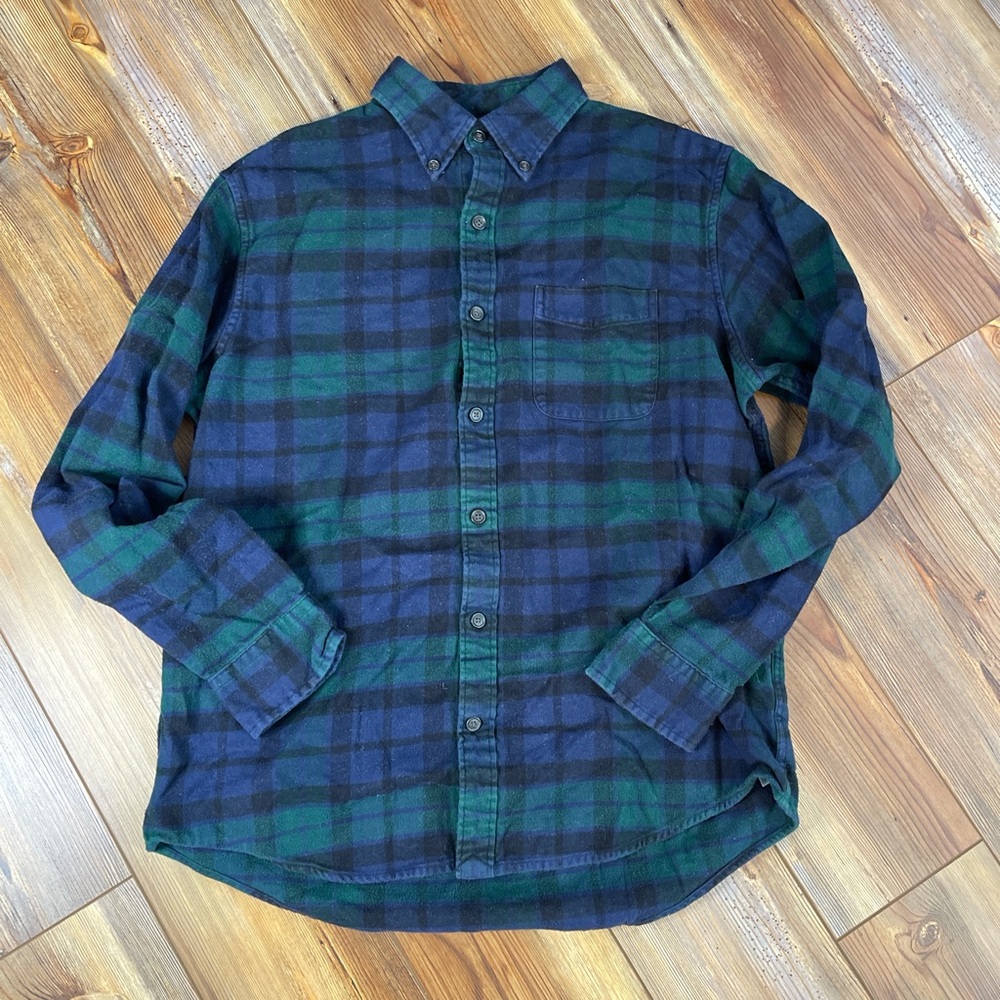 Lands End Dark Flannel Men’s M Medium